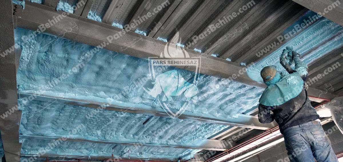 فوم پاششی - عایق صوتی